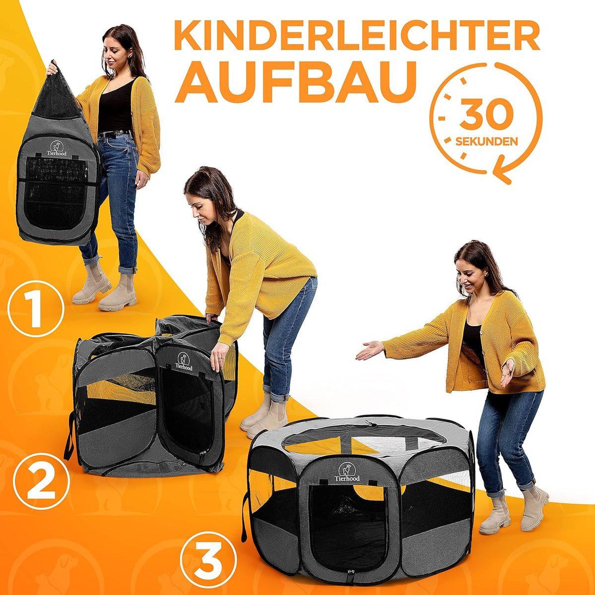 Kleintierlaufstall, Welpenauslauf