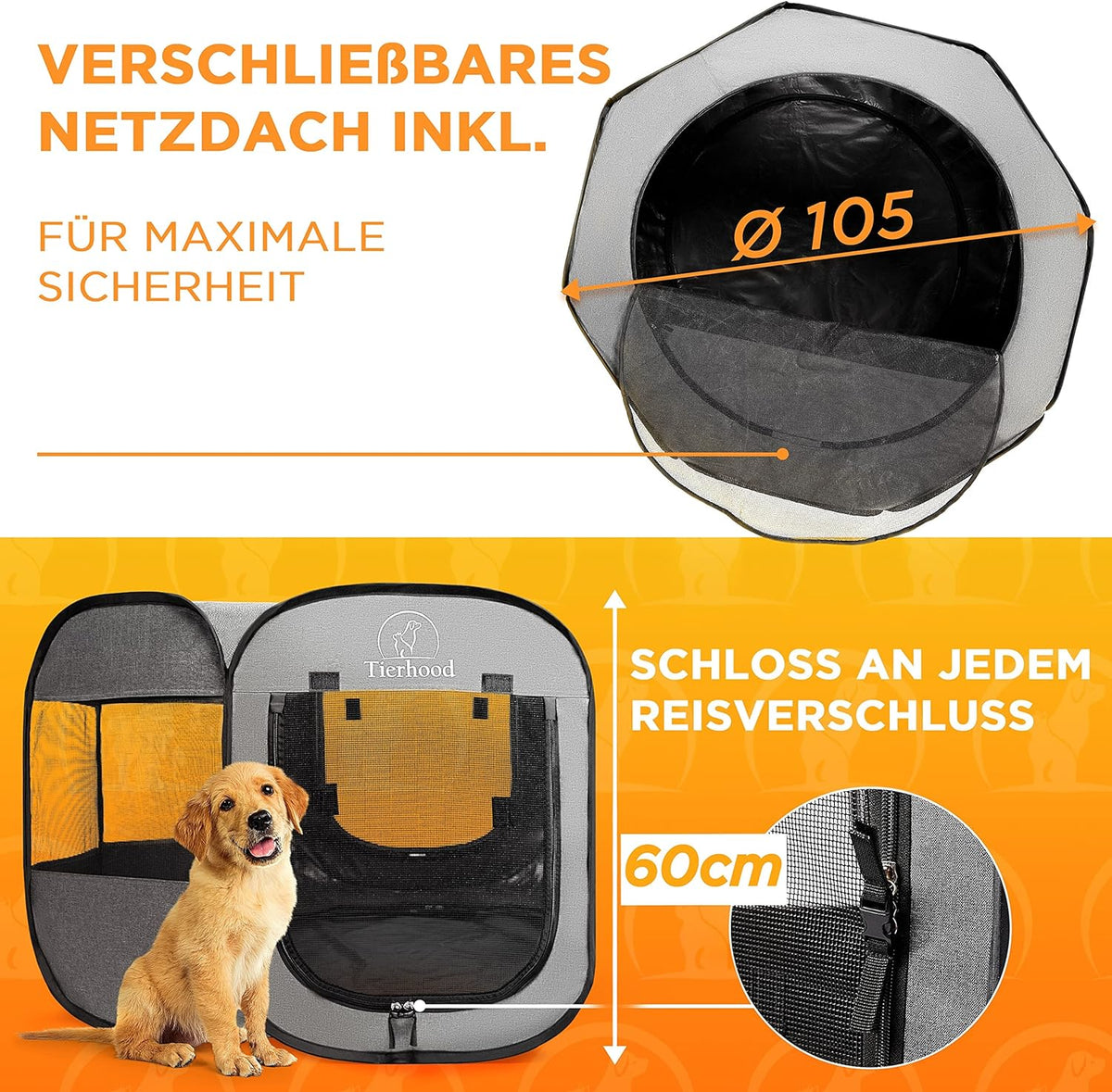 Kleintierlaufstall, Welpenauslauf