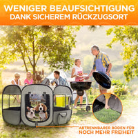 Kleintierlaufstall, Welpenauslauf