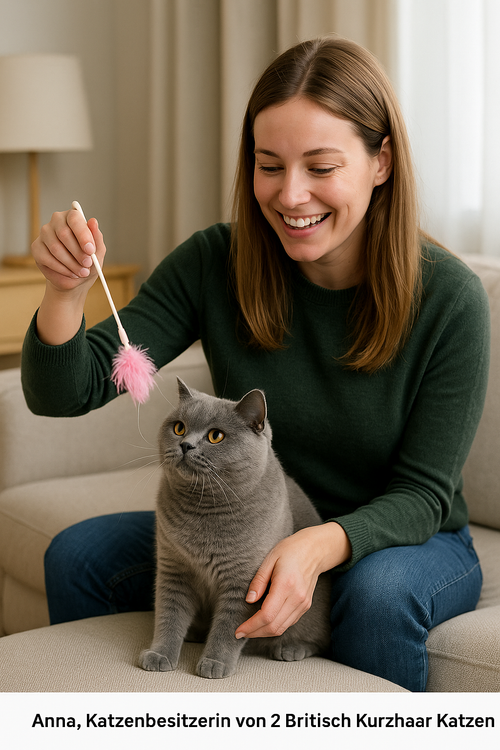 Anna, Katzenbesitzerin von 2 Britisch Kurzhaar Katzen
