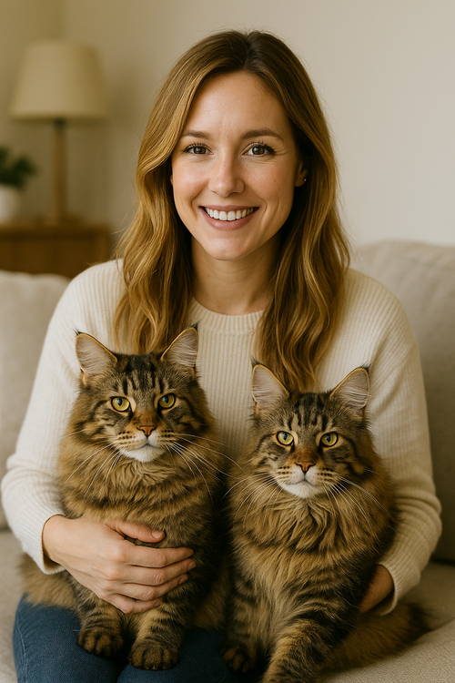 Laura, Katzenbesitzerin von 2 Maine Coons